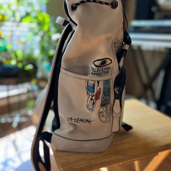 Coach Leather Basquiat Backpack - Picture 7 of 13